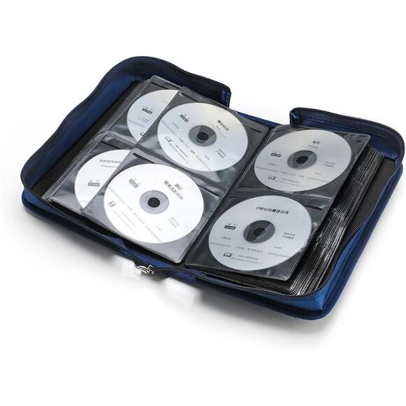 CCidea CD Case DVD Storage Holder, 128 Capacity DVD Cases Organizer CD - Picture 2 of 7